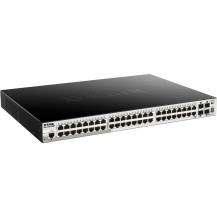 D-Link DGS-1510-52XMP Gestito L3 Gigabit Ethernet (10/100/1000) Supporto Power over Ethernet (PoE) Nero, Interruttore