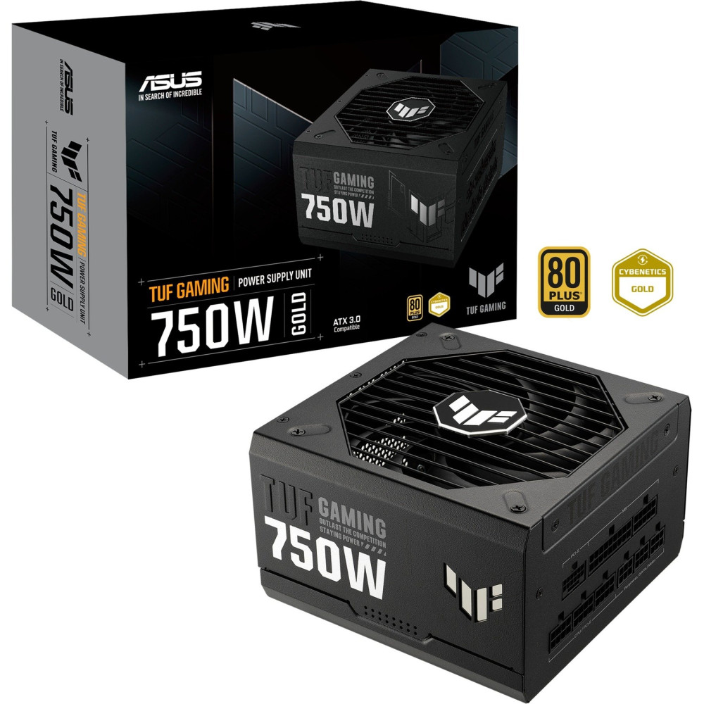 ASUS TUF Gaming 750W Gold alimentatore per computer 20+4 pin ATX ATX Nero, Alimentatore PC