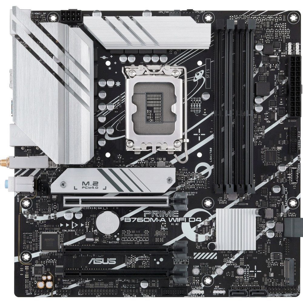 ASUS PRIME B760M-A WIFI D4 Intel B760 LGA 1700 micro ATX, Scheda madre