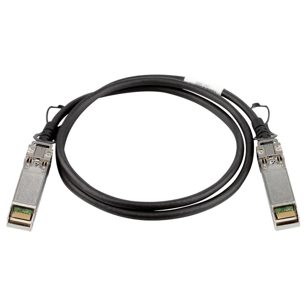 D-Link DEM-CB100S cavo InfiniBand e in fibra ottica 1 m SFP+ Nero