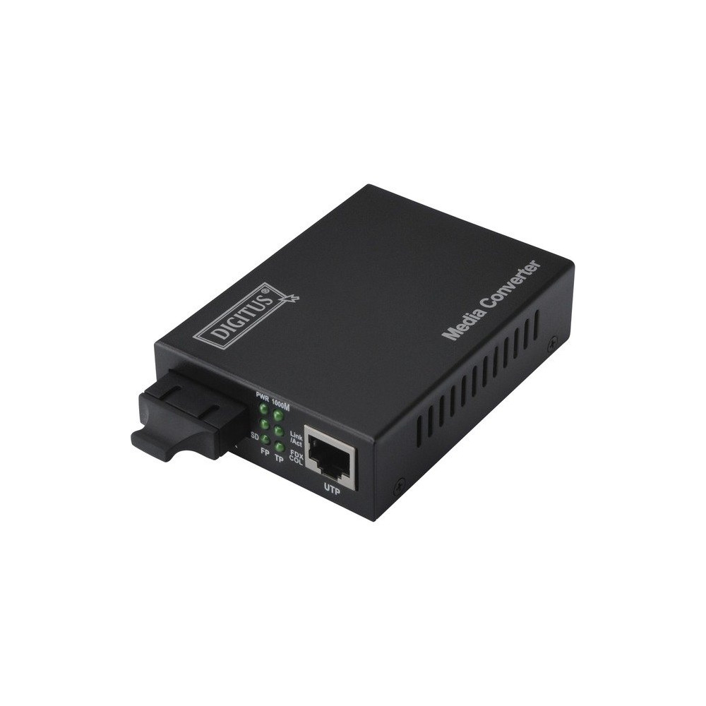 Digitus Convertitore Media Gigabit Ethernet , RJ45 / SC