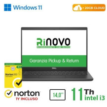 NB DELL RINOVO REFURBISHED Latitude 3420 RN42422312 14" i3-11xxU 8GB SSD 240GB HDMI W11P CLOUD 20GB + NORTON RN42422312 DELL REF