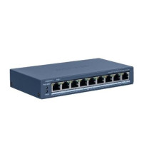 SWITCH HIKVISION 8 × 10/100 Mbps PoE port,1 × 10/100 Mbps RJ45 port PoE power budget 60w, - DS-3E1309P-EI/M DS-3E1309P-EI/M HIKV