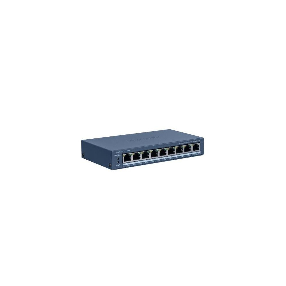 SWITCH HIKVISION 8 × 10/100 Mbps PoE port,1 × 10/100 Mbps RJ45 port PoE power budget 60w, - DS-3E1309P-EI/M DS-3E1309P-EI/M HIKV