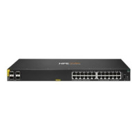 SWITCH R8N87A R8N87B ARUBA CX 6000 24 X X10/100/1000 CLASS4 (POE 370W) + 4 X 1GB SFP GARANZIA A VITA LIMITATA R8N87B HPE