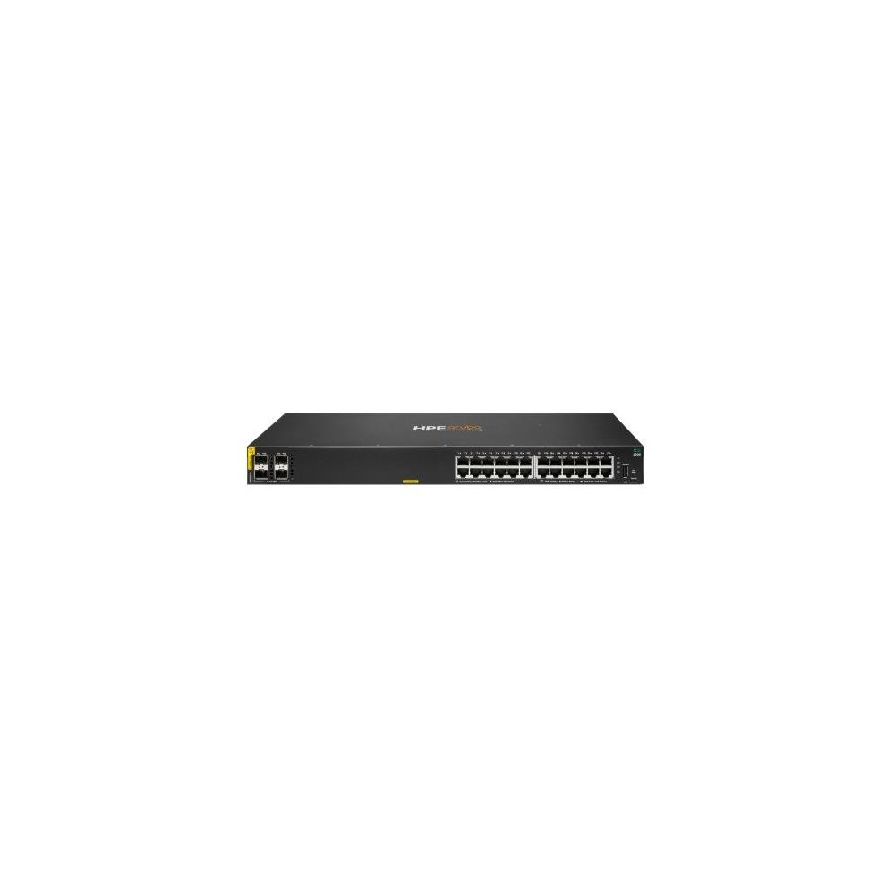 SWITCH R8N87A R8N87B ARUBA CX 6000 24 X X10/100/1000 CLASS4 (POE 370W) + 4 X 1GB SFP GARANZIA A VITA LIMITATA R8N87B HPE