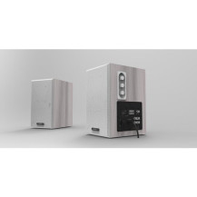 CASSE ACUSTICHE PREAMPLIFICATE EMPIRE 64W BIANCO, SUPPORTO DI MONTAGGIO A PARETE, 2 INGRESSI AUDIO RCA STEREO EMSP.WB64WHITE EMP