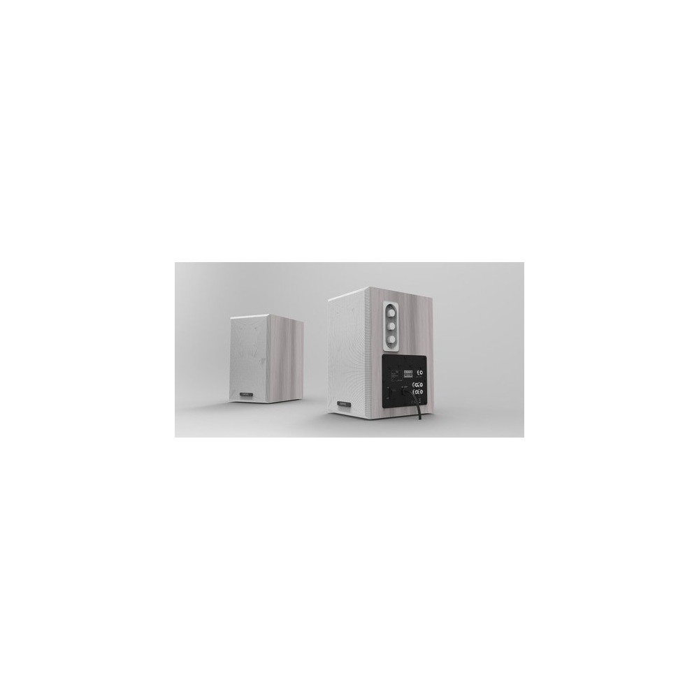 CASSE ACUSTICHE PREAMPLIFICATE EMPIRE 64W BIANCO, SUPPORTO DI MONTAGGIO A PARETE, 2 INGRESSI AUDIO RCA STEREO EMSP.WB64WHITE EMP