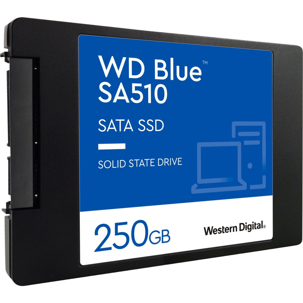 SSD WD 250GB BLUE 2.5" SA510 SATA3 Read:540MB/S-Write:500MB/S WDS250G3B0A-00AXR0 WDS250G3B0A-00AXR0 WD