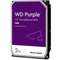 HD WD SATA3 2TB 3.5" PURPLE INTELLIPOWER 64mb cache 24x7 - (Ideali per DVR/PVR) WD23PURZ -  Gar. 3 anni WD23PURZ WD