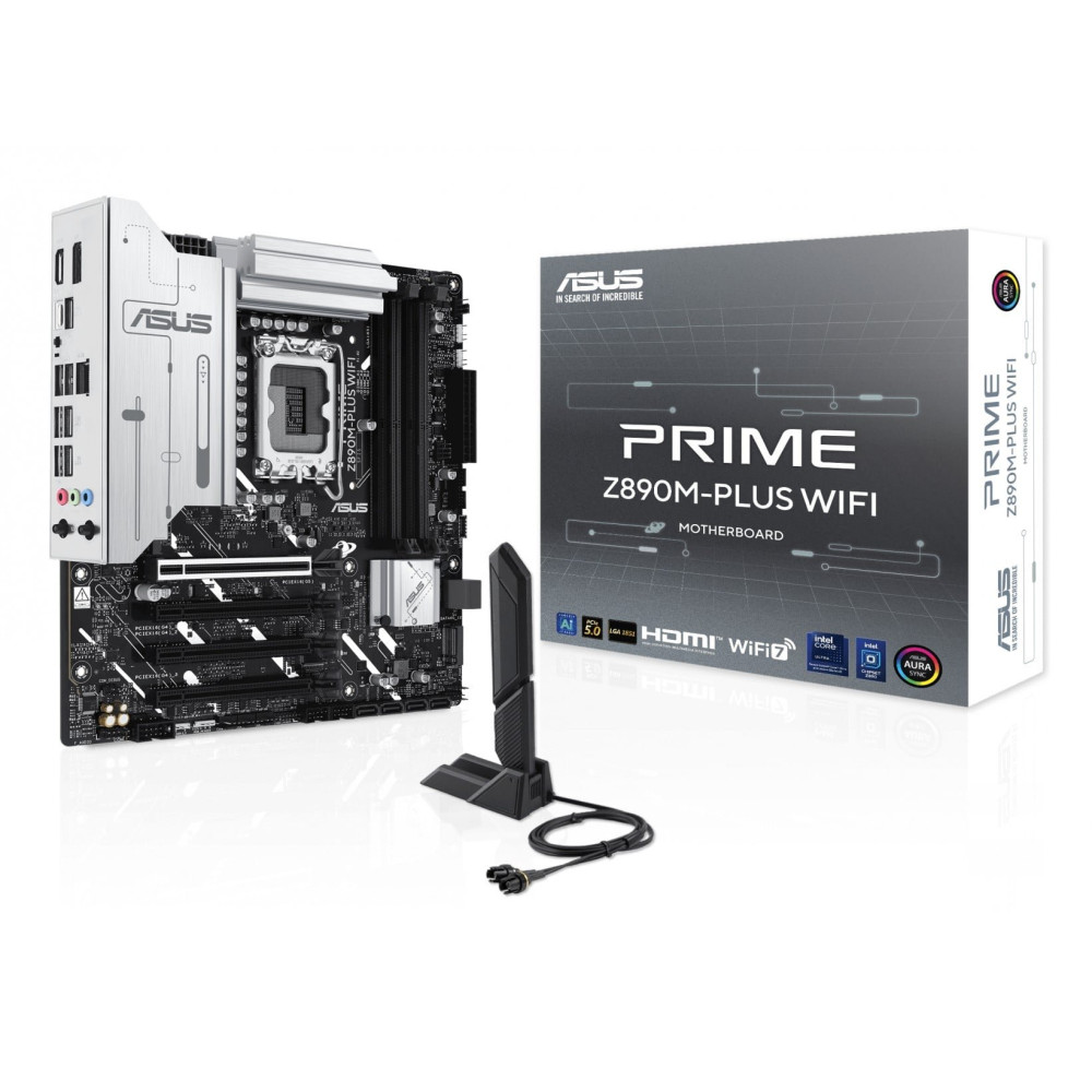 MB ASUS PRIME Z890M-PLUS WIFI LGA 1851 (ARROW LAKE) 4DDR5 HDMI+DP 3*M2 WIFI7 MATX 90MB1J80-M0EAY0 ASUS