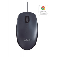 MOUSE LOGITECH "B100 Mouse Black USB" 3 tasti 800dpi oem 910-003357 LOGITECH