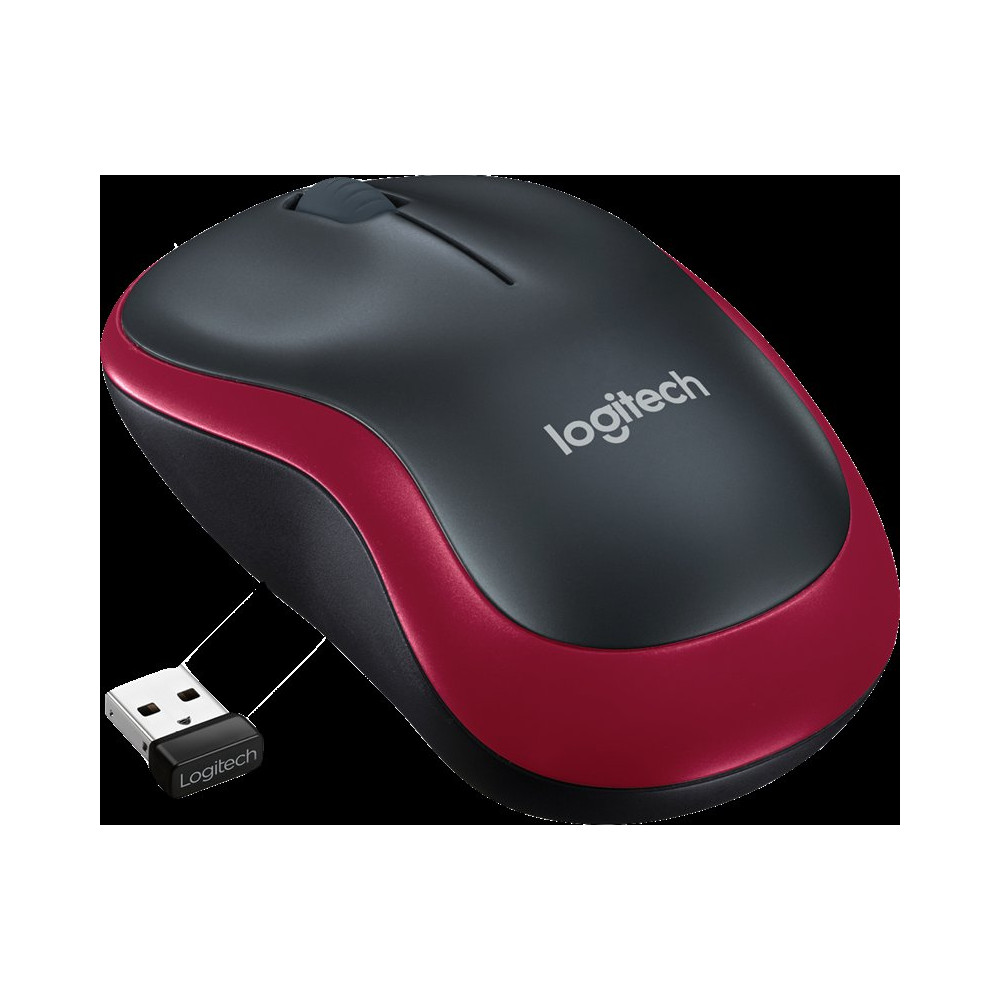 MOUSE LOGITECH "Wireless Mouse M185 Rosso" - 910-002237 910-002237 LOGITECH