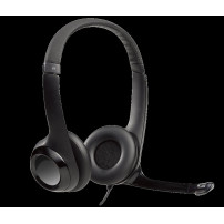 CUFFIA LOGITECH "H390" with Microphone" - 1 x USB - 981-000406 981-000406 LOGITECH