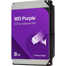 HD WD SATA3 8TB 3.5" PURPLE INTELLIPOWER 256mb cache 24x7 - (IDEALI PER DVR/PVR) - WD85PURZ WD85PURZ WD