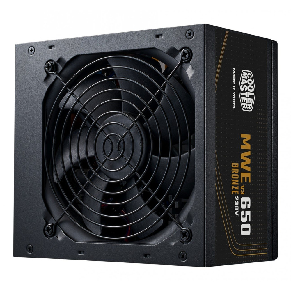 ALIMENTATORE COOLER MASTER 650W V3 MWE 650 ATX 3.1 80+Bronze Fan120mm MPE-6501-ACABW-3BEU MPE-6501-ACABW-3BEU COOLER MASTER
