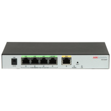 ROUTER HIKVISION All in One 5 Port 1*Gigabit RJ45/SFP,1*Gigabit WAN RJ45,4*Gigabit POE LAN, Users 100 DS-3WG105GP-SI HIKVISION
