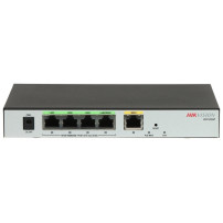 ROUTER HIKVISION All in One 5 Port 1*Gigabit RJ45/SFP,1*Gigabit WAN RJ45,4*Gigabit POE LAN, Users 100 DS-3WG105GP-SI HIKVISION