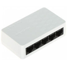 SWITCH HIKVISION 5 porte Gigabit RJ45, Desktop plastic Case Unmanaged Switch - DS-3E0505D-O DS-3E0505D-O HIKVISION