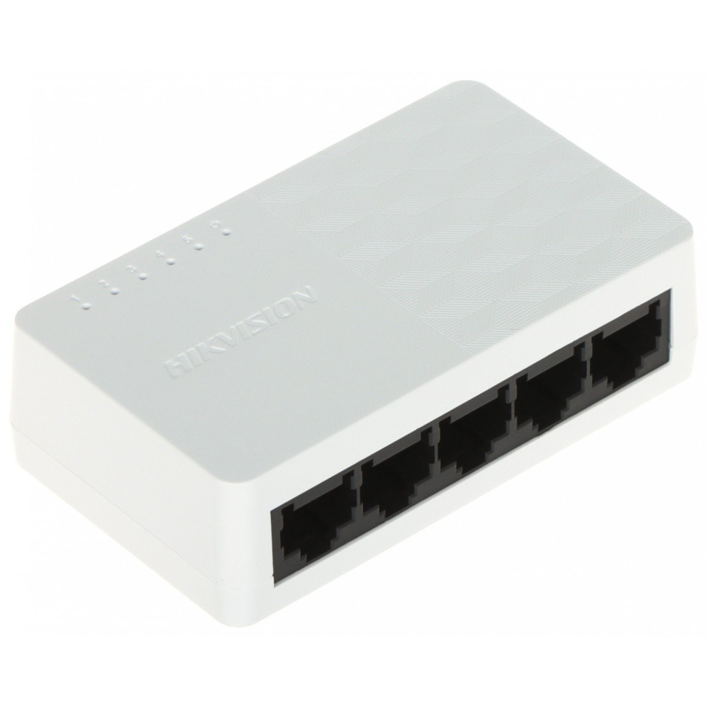 SWITCH HIKVISION 5 porte Gigabit RJ45, Desktop plastic Case Unmanaged Switch - DS-3E0505D-O DS-3E0505D-O HIKVISION