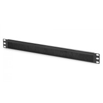 PANNELLO DI CHIUSURA DIGITUS PER ARMADIO RACK CON FORO ENTRATA CAVI PROTETTO DA SPAZZOLA COLORE NERO 1U DN97661 DIGITUS