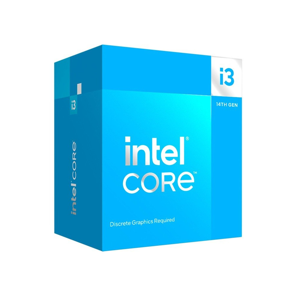 CPU INTEL CORE i3-14100F (RAPTOR LAKE) 2.0 GHz - 12MB SKT 1700 NO GPU (Aggiungere vga) BOX - BX8071514100F BX8071514100F INTEL