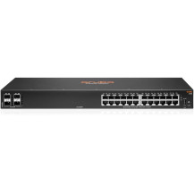 SWITCH HPE JL678A ARUBA 6100 24 PORTE 10/100/1000 + 4X 1GB/10GB SFP+ GAR A VITA JL678A HPE