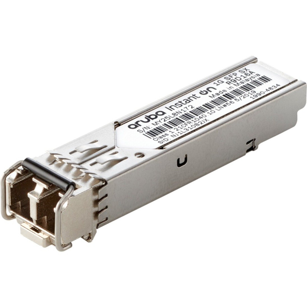 TRANSCEIVER Instant on R9D16A ARUBA 1G SFP LC SX 500M MMF XCVR R9D16A HPE