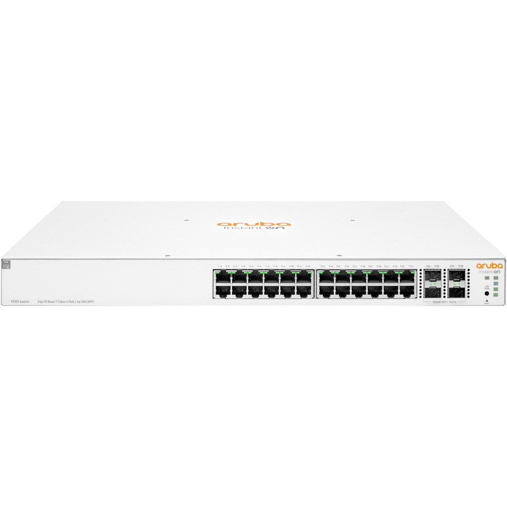 HPE Networking Instant On Switch Series 1930 24G MANAGED 24XRJ45 10/100/1000 POE 370W + 4SFP+ 1/10GBE - JL684B JL684A JL684B HPE