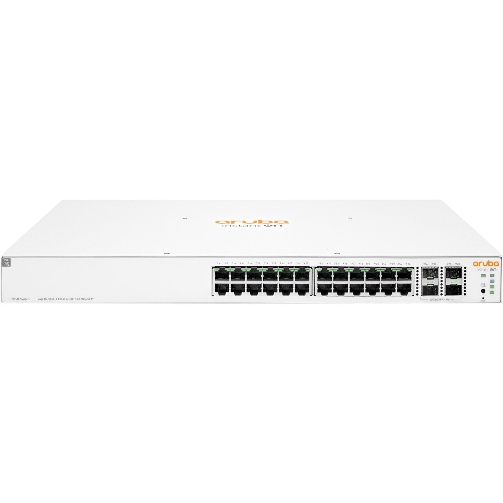 HPE Networking Instant On Switch Series 1930 24G MANAGED 24XRJ45 10/100/1000 POE 195W + 4SFP/SFP+ 1/10GBE - JL683B JL683A JL683B