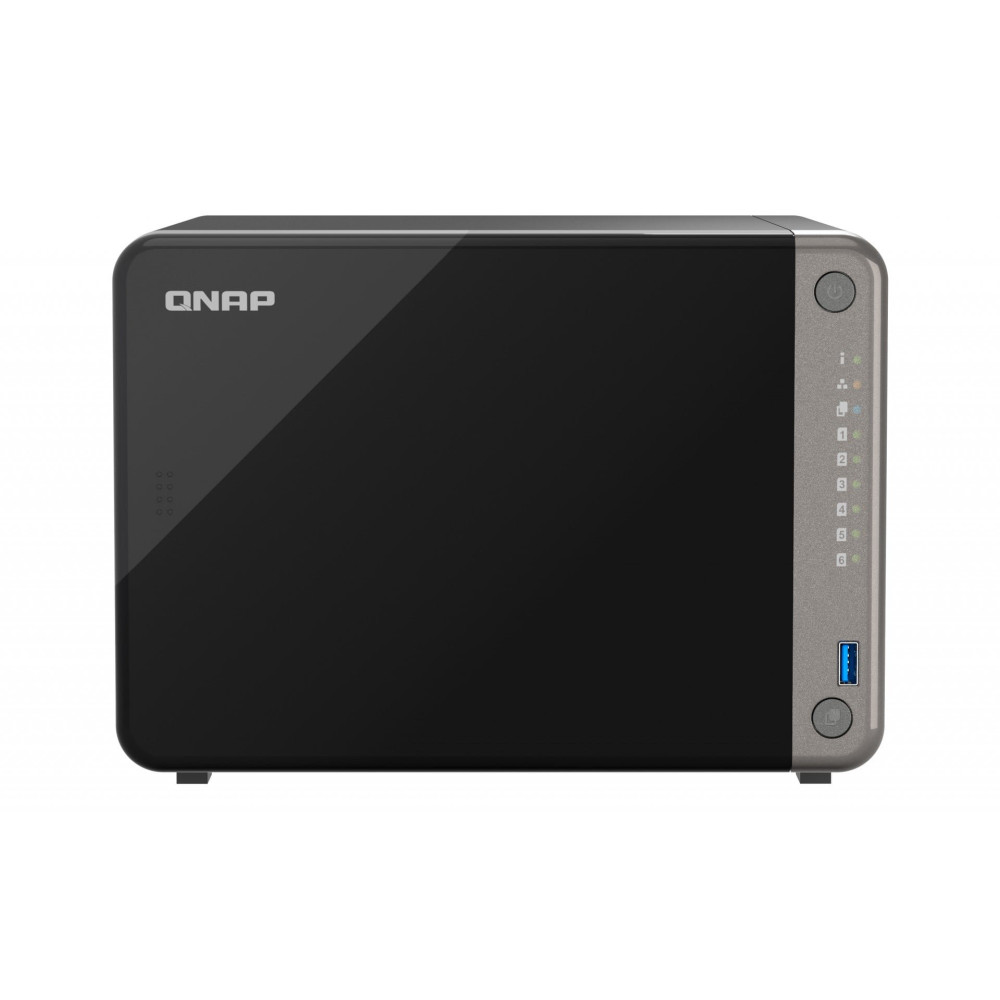 NAS AI TOWER QNAP TS-AI642-8G 6xHDD, NOHDD 3.5" NPU 6TOPS, ARM Cortex 8C (Cortex-A76+Cortex-A55) RAM 8GB 2x1GbE 1x2.5GbE 2xHDMI 