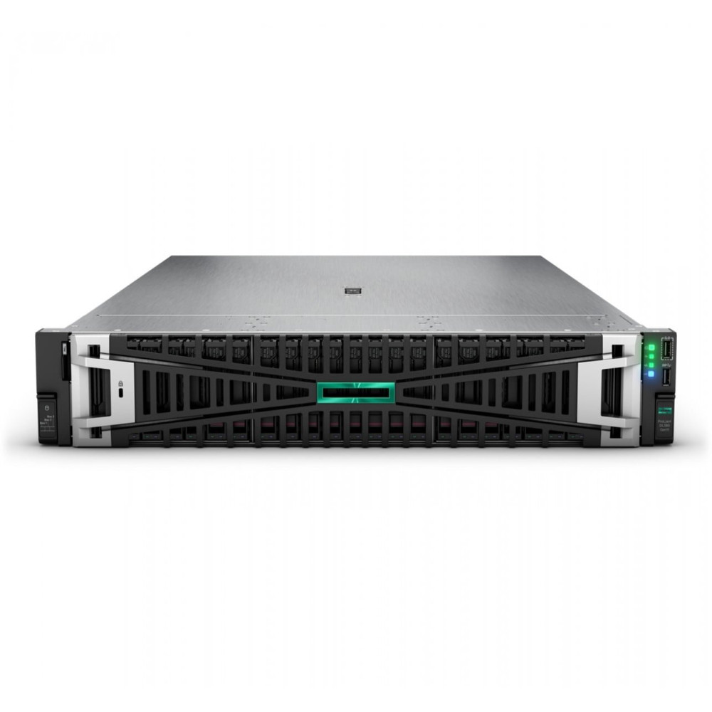 SERVER HPE DL380 Gen11 RACK Xeon-S 4510 12C 2.40GHz 64GB DDR5 8x2.5 SFF 2x960GB SSD MR408i-o NoDVD 4x1GB 2x1000W 3Year SMARTCH. 