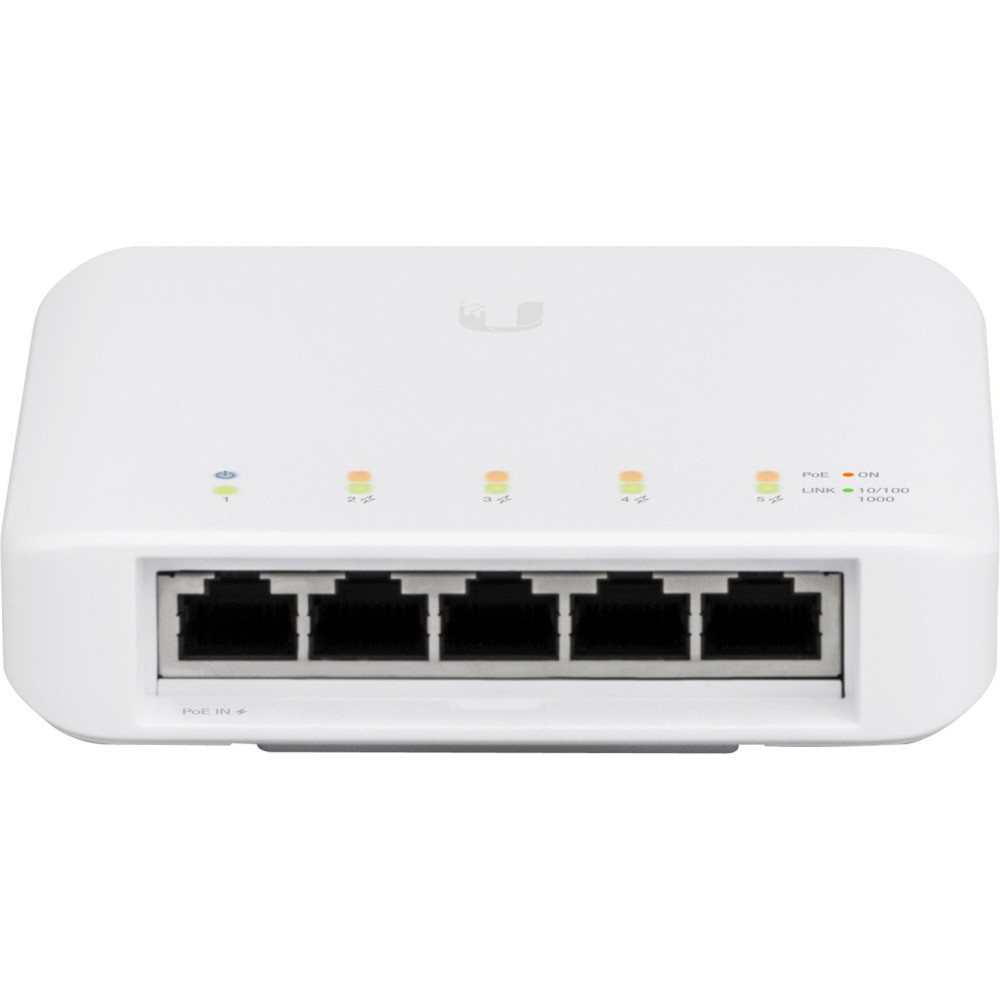 UBIQUITI SWITCH USW-FLEX 5 Porte LAN PoE+ GIGABIT di cui 1 Porta Input PoE++ L2 USW-FLEX UBIQUITI