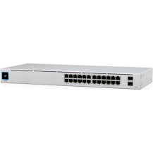 UBIQUITI SWITCH USW-24-POE-EU 24 PORTE LAN GIGABIT di cui 16 Porte Lan PoE Budget 95W + 2 Porte 1G SFP USW-24-POE-EU UBIQUITI