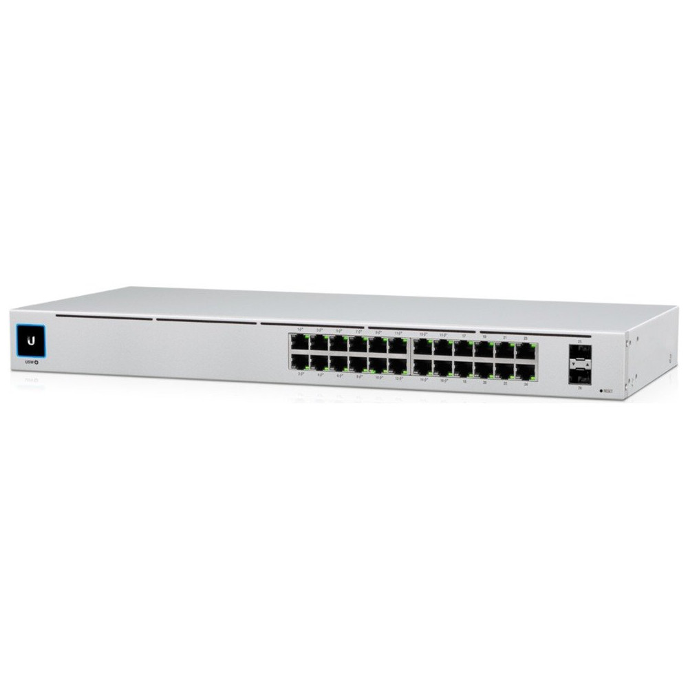 UBIQUITI SWITCH USW-24-POE-EU 24 PORTE LAN GIGABIT di cui 16 Porte Lan PoE Budget 95W + 2 Porte 1G SFP USW-24-POE-EU UBIQUITI