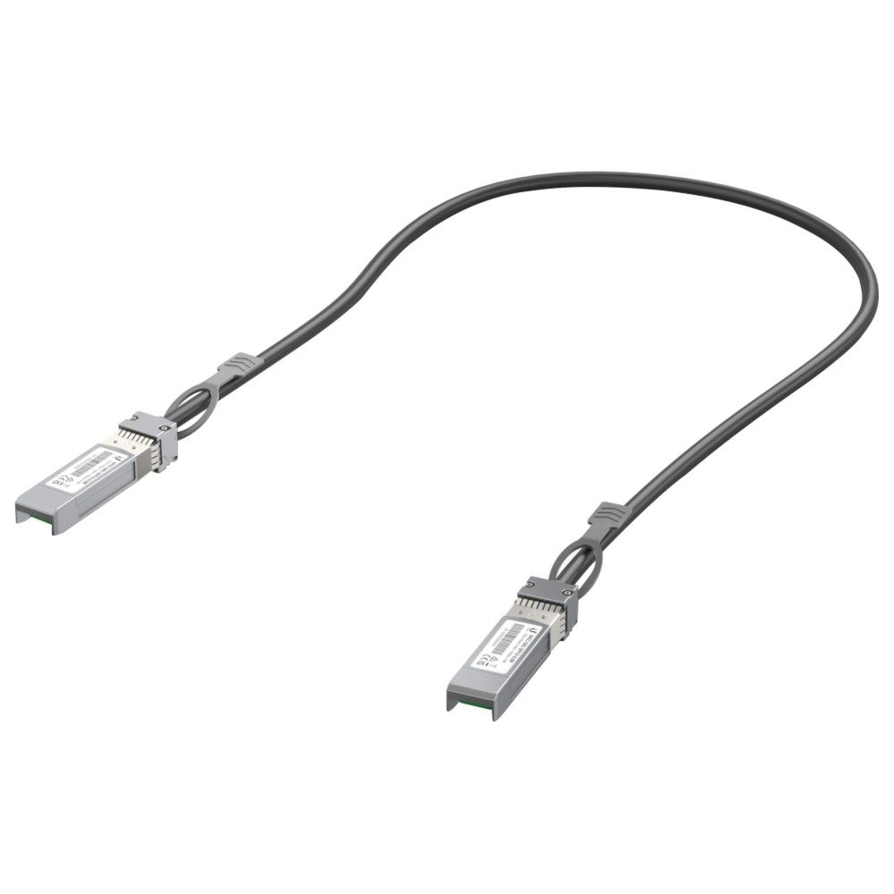 Ubiquiti Networks UACC-DAC-SFP10-0.5M SFP+ direct attach cable with a 10 Gbps max data rate - 0,5M UACC-DAC-SFP10-0.5M UBIQUITI