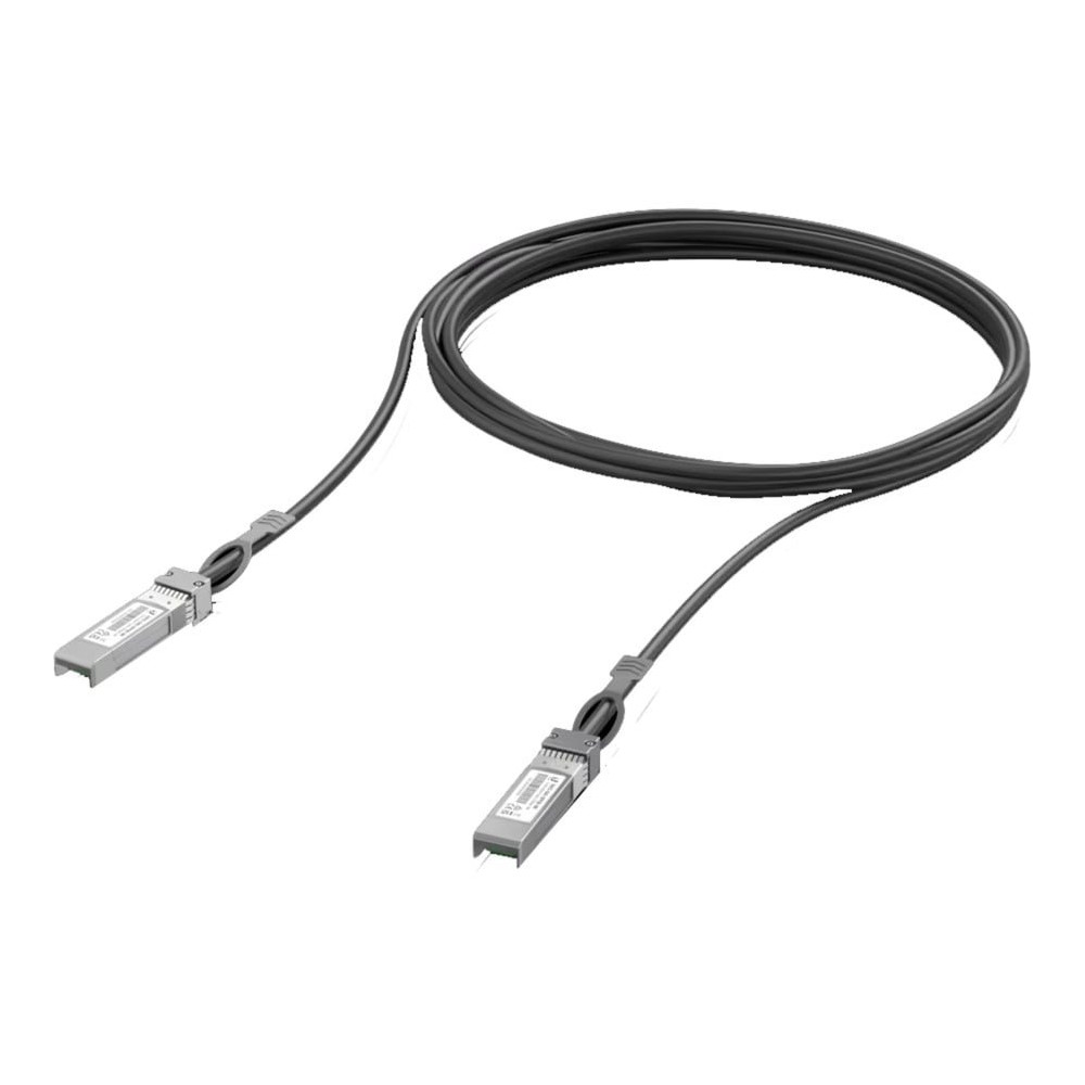 Ubiquiti Networks UACC-DAC-SFP10-3M SFP+ direct attach cable with a 10 Gbps max data rate - 3M UACC-DAC-SFP10-3M UBIQUITI