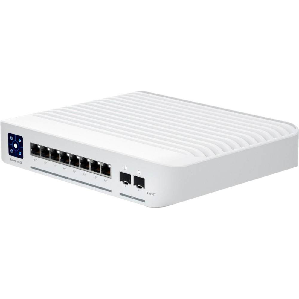 UBIQUITI SWITCH USW-Enterprise-8-PoE 8 PORTE LAN GIGABIT POE+ Budget 120W + 2 Porte 10G SFP+ L3 USW-Enterprise-8-PoE UBIQUITI