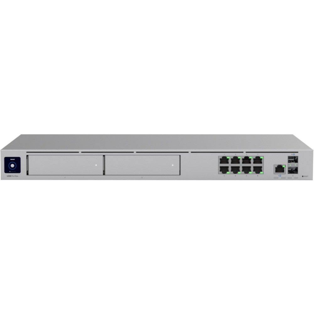 Ubiquiti UDM-Pro-Max-EU UniFi Dream Machine, 8x RJ45 1G, 2x SFP+, 1x RJ45 2.5GB  WAN, 128GB SSD, 2*HDD slot UDM-Pro-Max-EU UBIQU