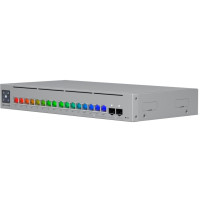 UBIQUITI SWITCH USW-Pro-Max-16-PoE 16 Porte LAN PoE++ (4P 2.5GbE + 12P 1G) Budget 180W + 2 Porte 10G SFP+ L3 USW-Pro-Max-16-PoE-