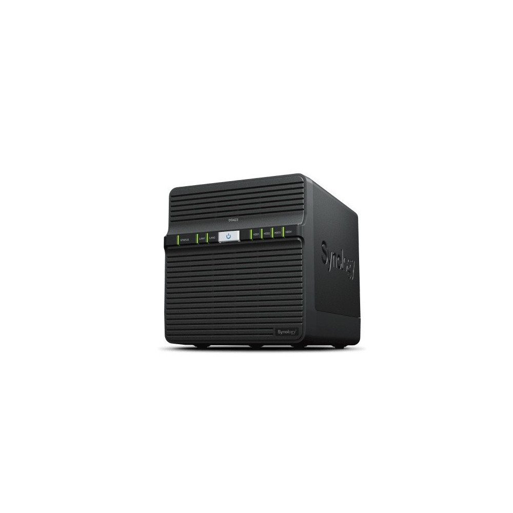 NAS TOWER SYNOLOGY DS423 4XHDD NOHDD 3.5''/2.5'' SATA 1P 1GBe 2GB RAM CPU 4C 1.7 GHz Realtek RTD1619B DS423 SYNOLOGY