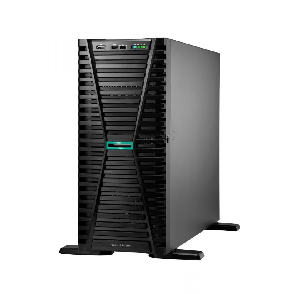 SERVER TOWER HPE ML110 Gen11 Xeon-S 4514Y 16C 2.00GHz 64GB RAM 8x2.5 SFF 2x480GB SSD MR408i-o NoDVD 2LAN 2x1000W 3Y NBD SmartCh.