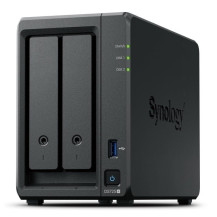 NAS TOWER SYNOLOGY DS725+ 2XHDD NOHDD 3.5''/2.5'' SATA + 2x SSD M.2 NVMe 1x1GBe 1x2.5GBe 4GB RAM CPU 2C 2.6 GHz AMD Ryzen R1600 