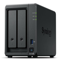 NAS TOWER SYNOLOGY DS725+ 2XHDD NOHDD 3.5''/2.5'' SATA + 2x SSD M.2 NVMe 1x1GBe 1x2.5GBe 4GB RAM CPU 2C 2.6 GHz AMD Ryzen R1600 