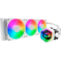 DISS A LIQUIDO COOLER MASTER -MASTERLIQUID 360 CORE II ARGB - STK UNIVERS. 3*120mm WHITE - MLW-D36M-A18PA-RW MLW-D36M-A18PA-RW C