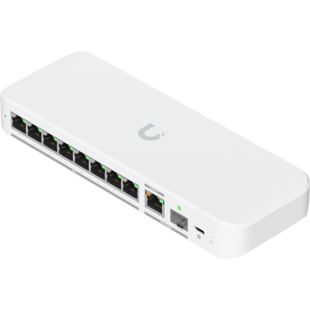 UBIQUITI SWITCH USW-Flex-2.5G-8-EU 8 Porte LAN 2.5GbE, 1 Porta Input PoE+ USW-Flex-2.5G-8-EU UBIQUITI