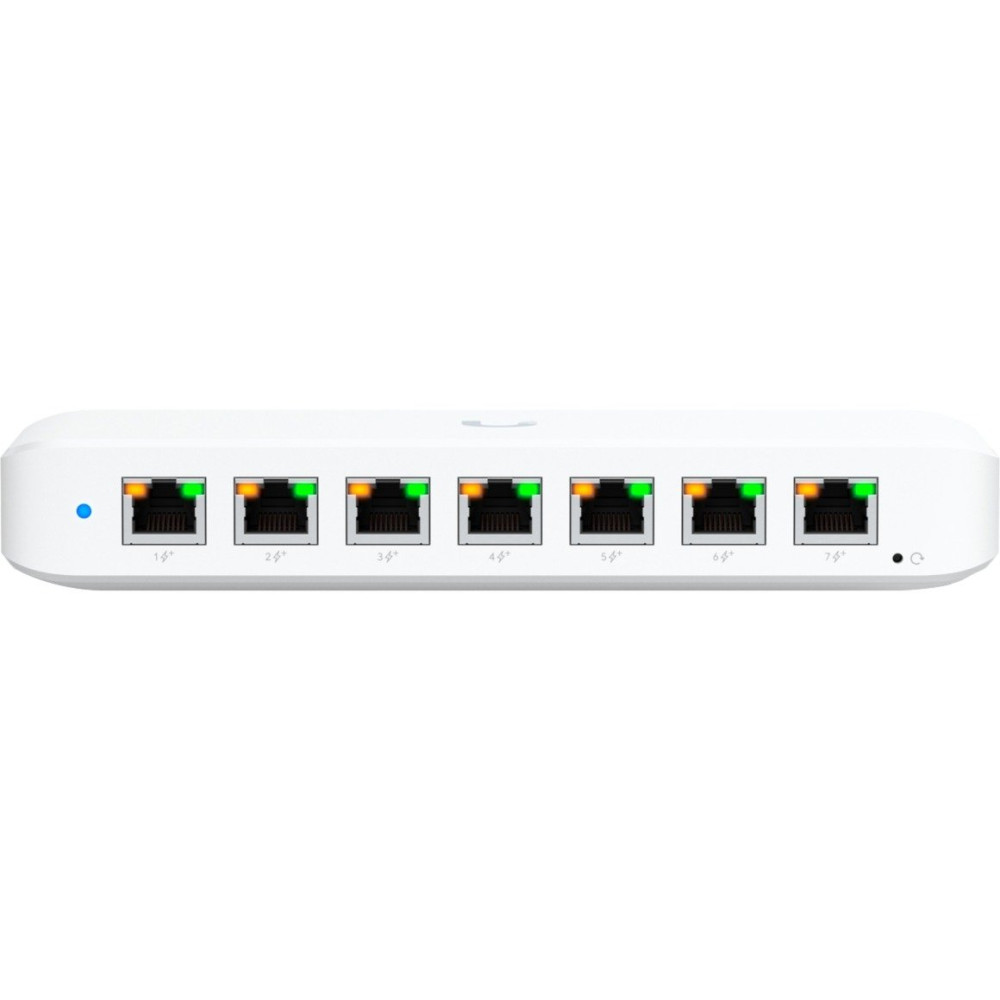 UBIQUITI SWITCH USW-Ultra-60W-EU 7 PoE+ 1 Porta Input PoE++ 52W TOTAL POE SUPPLY AC ADAPTER INCLUSO USW-Ultra-60W-EU UBIQUITI