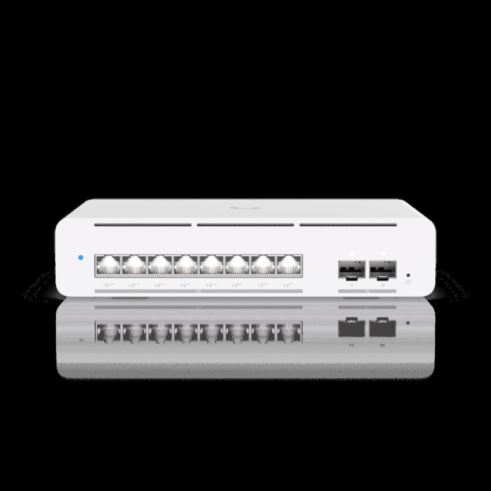 Ubiquiti Switch USW-Pro-XG-8-PoE-EU UniFi 8 Porte PoE++ GBE 2 10G SFP+  Budget 155W Layer 3 USW-Pro-XG-8-PoE UBIQUITI