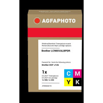 compatibile con Brother LC-985  Agfa Photo LC985BK,C,M,Y Multipack nero / ciano / magenta / giallo
