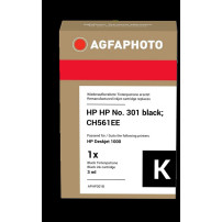 compatibile con HP 301 nero  Agfa Photo APHP301B nero Cartuccia d'inchiostro